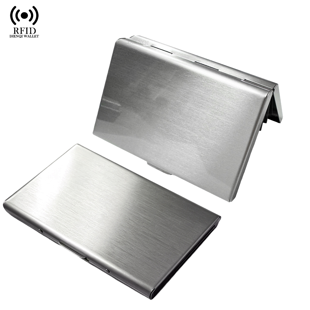 Card Top Loader - RFID Kartvizit Sahipleri Kart Cüzdanı Alüminyum