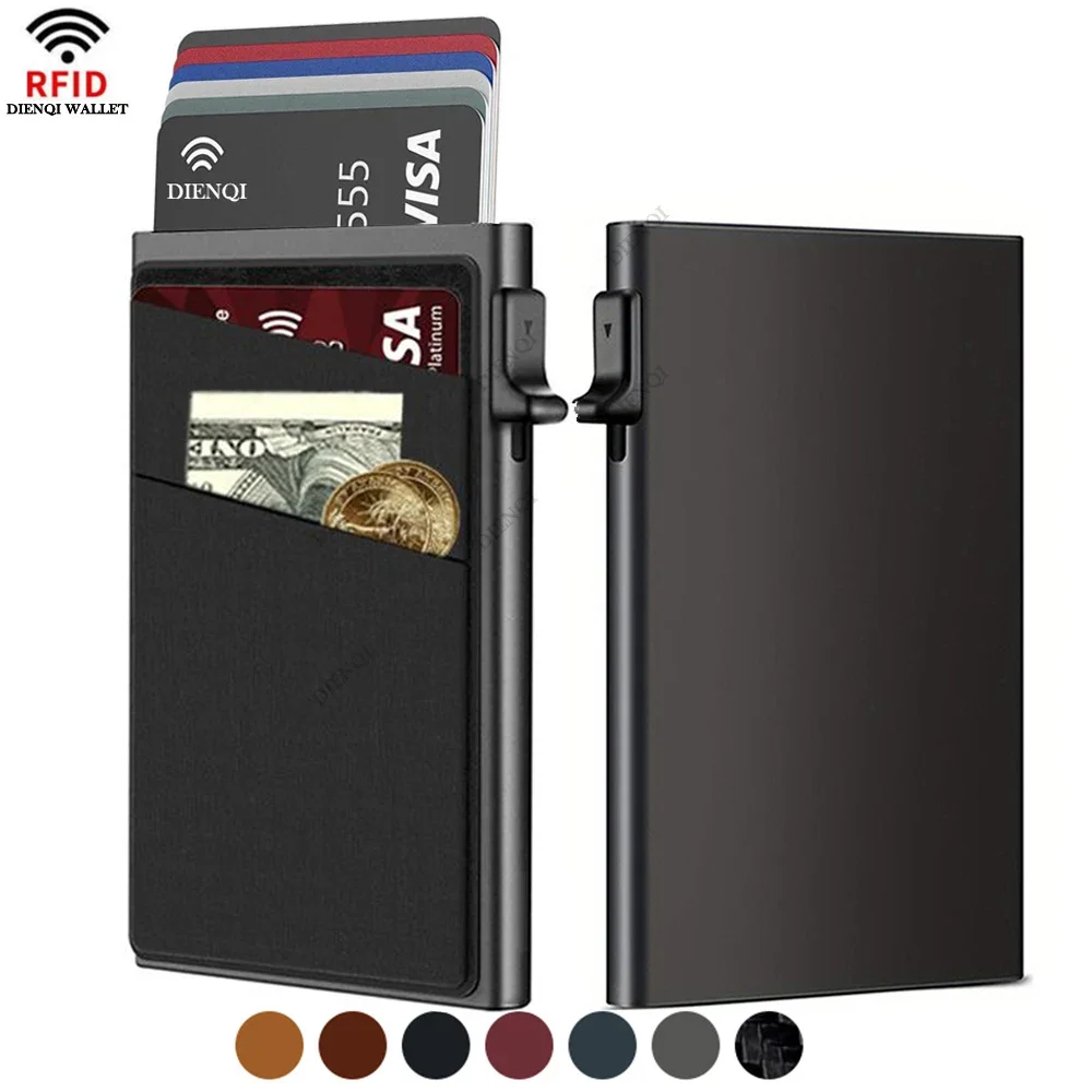 Card Top Loader - RFID İş Kredi Kartı Tutucu Erkek