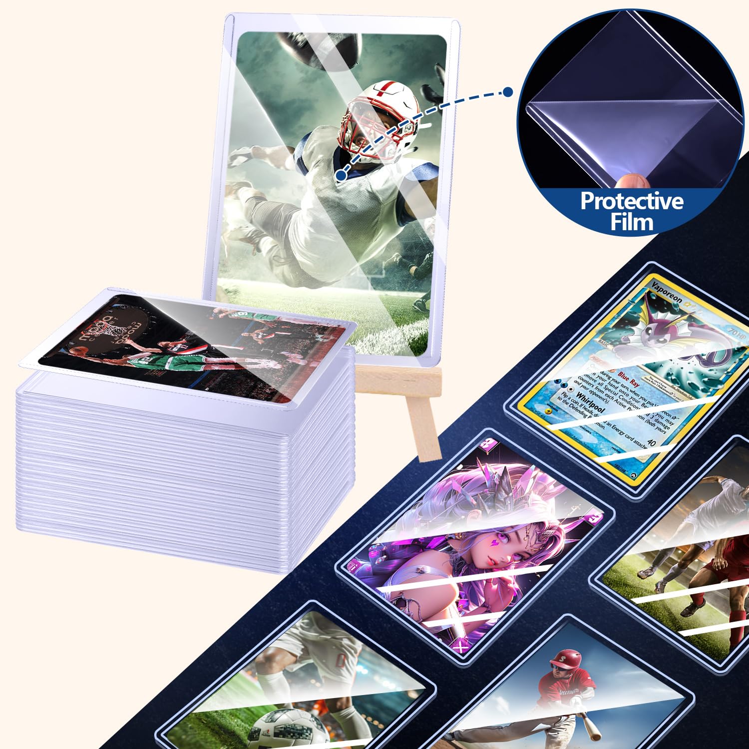 25-50 adet sert kart kollu çiz - Card Penny Sleeve incelemesi ve fiyatı